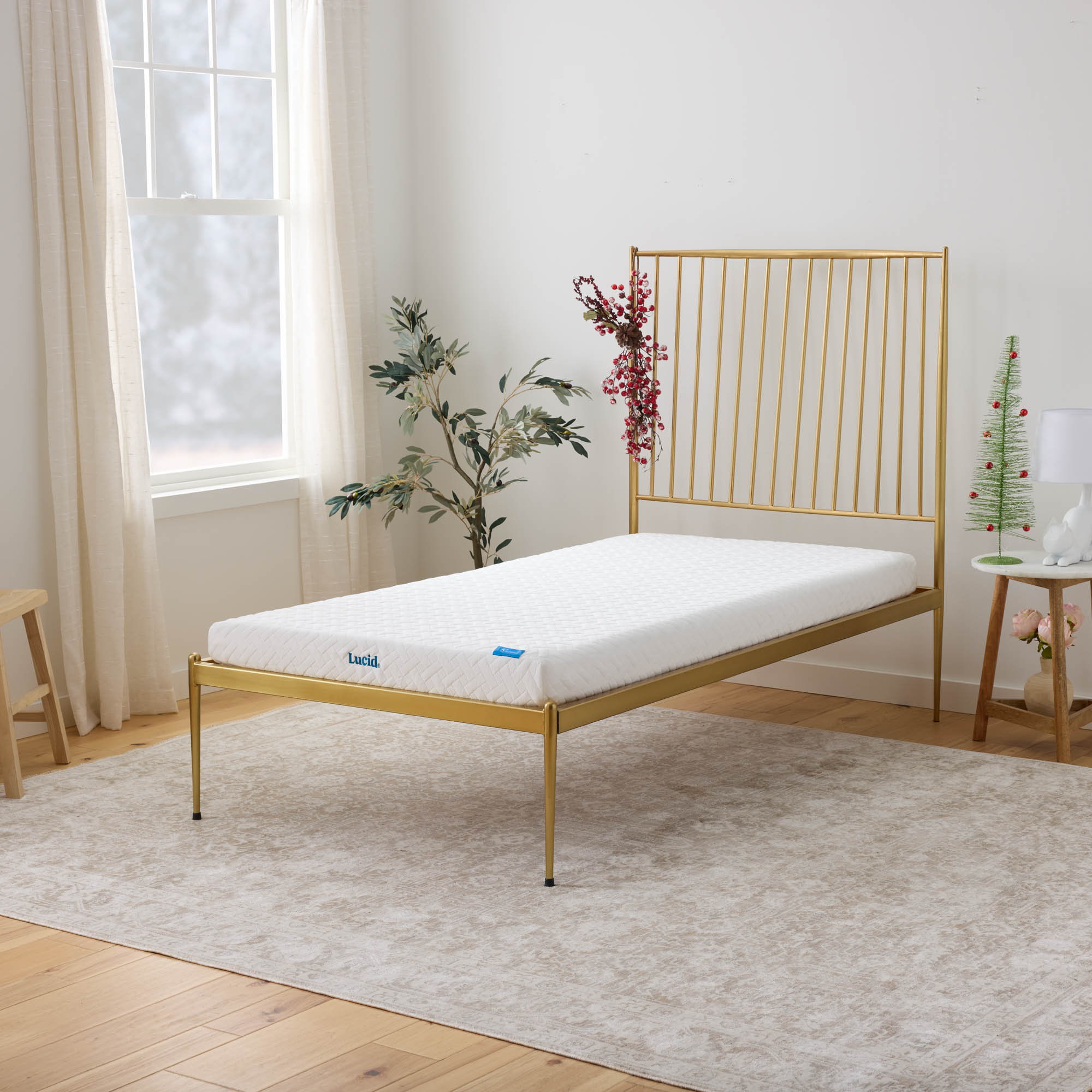 Lucid Comfort Collection Lucid Comfort 5" Firm Gel Memory Foam Mattress